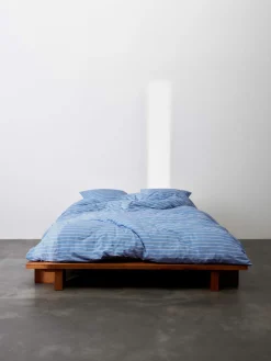 Biber>Marc O'Polo Bettwäsche blau