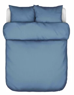 Linon-Renforce>Marc O`Polo Marc O'Polo-Renf.-Bettwäsche blau