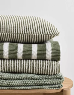 Marc O'Polo Plaid Garden Grren grün^ Wohndecken