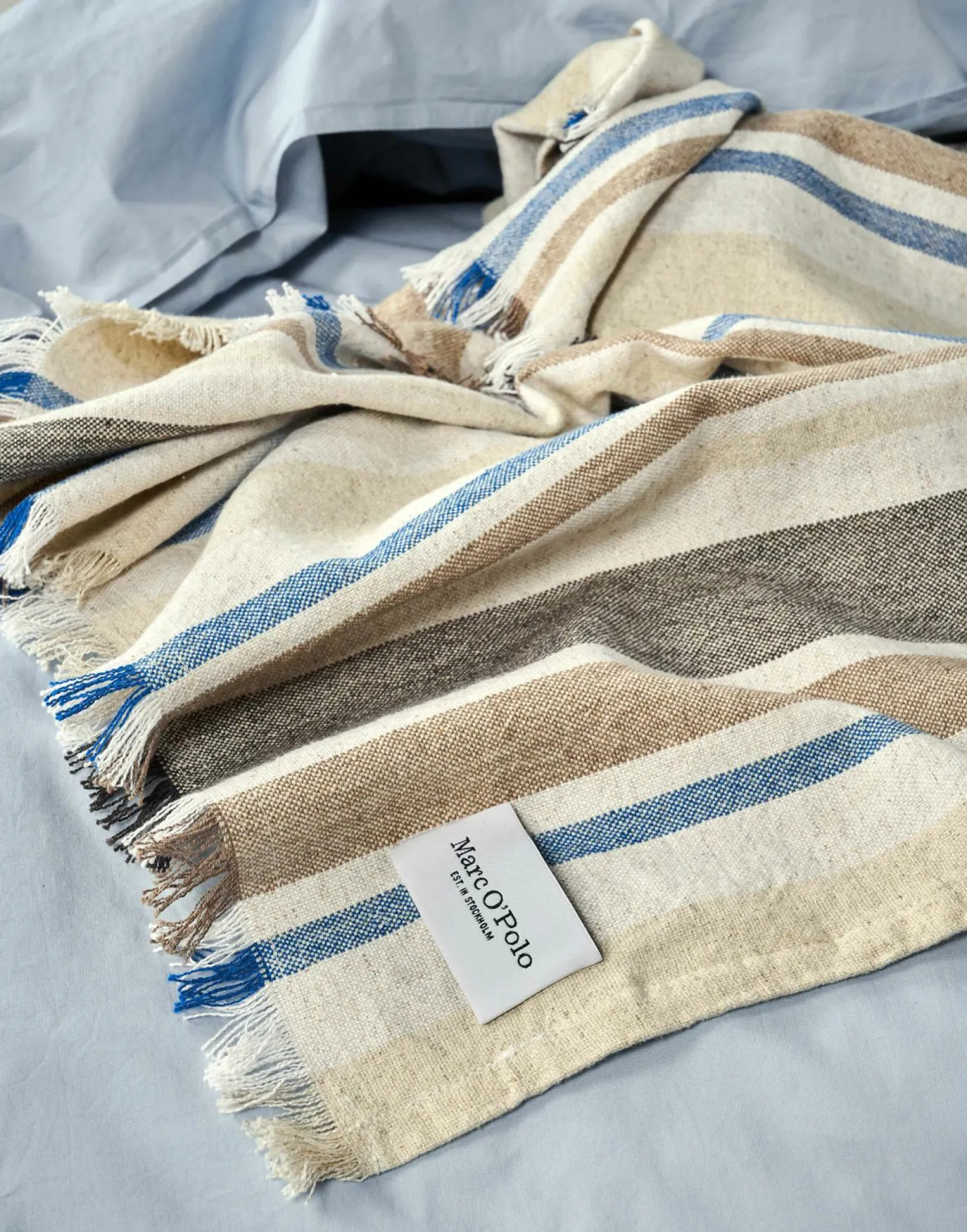 Wohndecken>Marc O'Polo Plaid grau