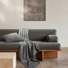 Wohndecken>Marc O'Polo Plaid grey grau