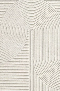Moderne Teppiche>Medipa Moderner Webteppich hoch-tief beige