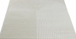 Moderne Teppiche>Medipa Moderner Webteppich hoch-tief beige