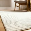 Medipa Moderner Webteppich hoch-tief beige^ Moderne Teppiche