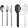 Mepal Besteckset 3tlg schwarz^ Bestecksets