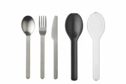 Mepal Besteckset 3tlg schwarz^ Bestecksets