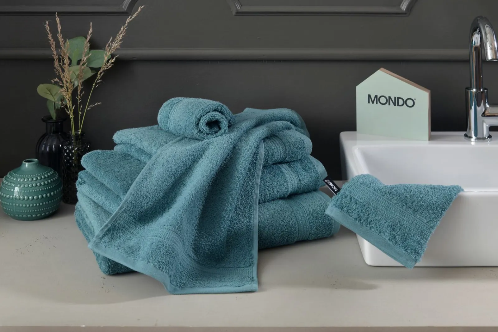 Duschtücher>MONDO Badetuch Feri blau