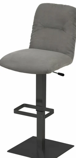 Esszimmerstühle>MONDO Barhocker silberfarben