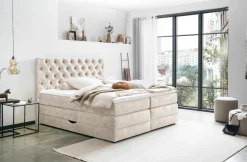 Boxspringbetten|Betten>MONDO Boxspringbett beige