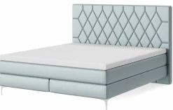 Boxspringbetten|Betten>MONDO Boxspringbett blau