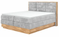 MONDO Boxspringbett grau^ Boxspringbetten|Betten