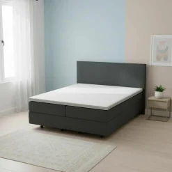 MONDO Boxspringbett grau^ Boxspringbetten|Betten