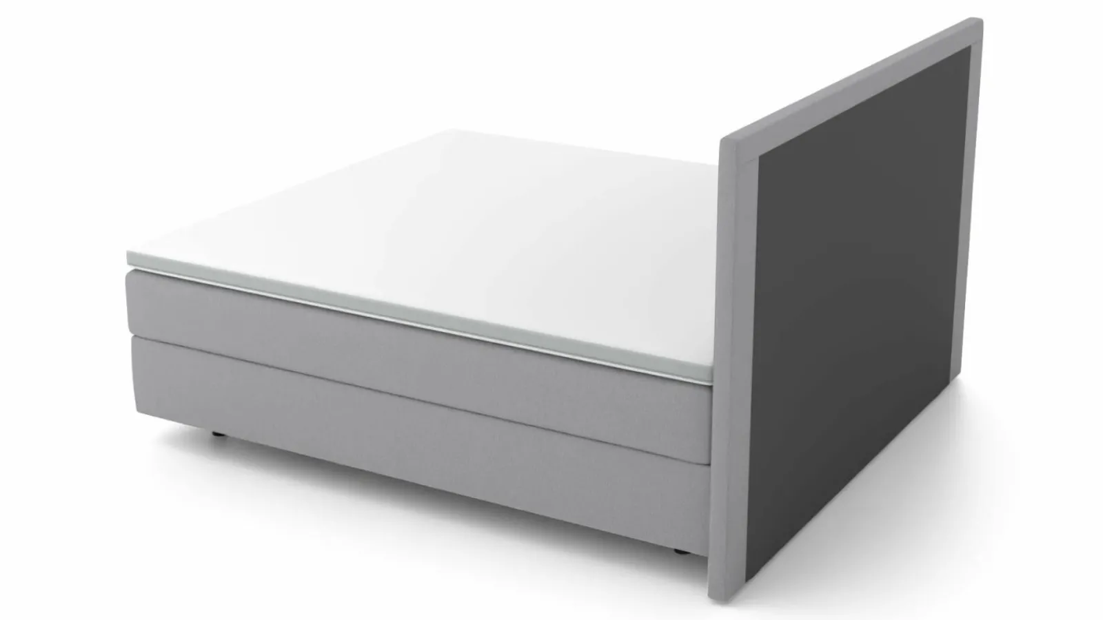 MONDO Boxspringbett grau^ Boxspringbetten|Betten