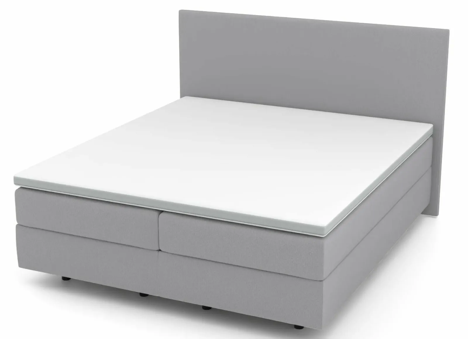 MONDO Boxspringbett grau^ Boxspringbetten|Betten