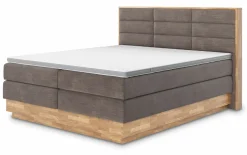 MONDO Boxspringbett grau^ Boxspringbetten|Betten