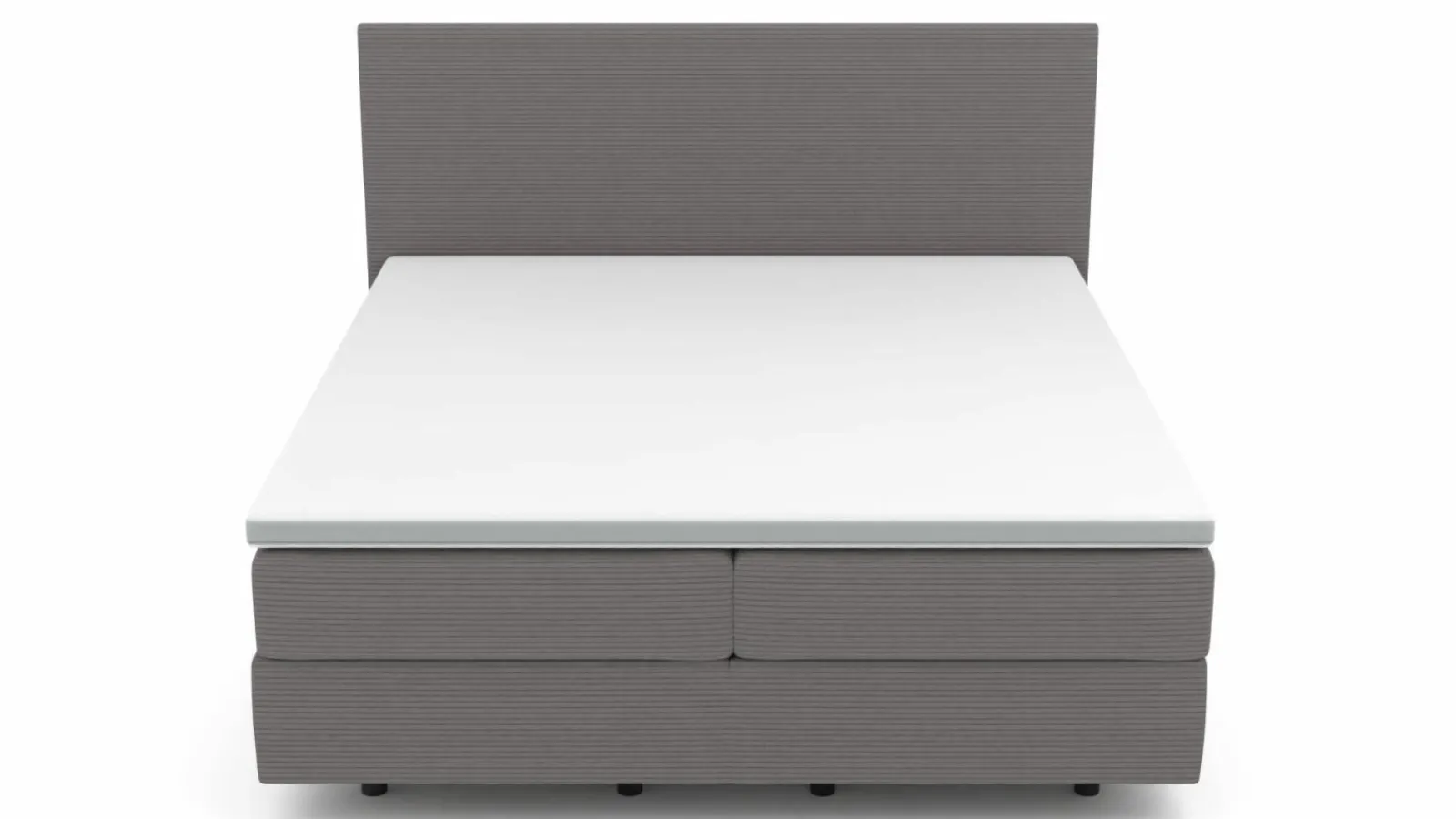 MONDO Boxspringbett grau^ Boxspringbetten|Betten