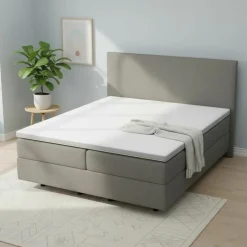 MONDO Boxspringbett grau^ Boxspringbetten|Betten