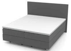 MONDO Boxspringbett grau^ Boxspringbetten|Betten