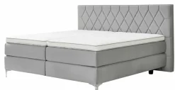 MONDO Boxspringbett grau^ Boxspringbetten|Betten