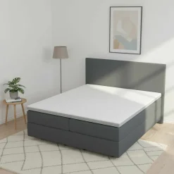 MONDO Boxspringbett graugrün^ Boxspringbetten|Betten