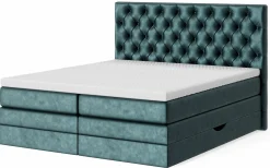 Boxspringbetten|Betten>MONDO Boxspringbett grün