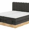 MONDO Boxspringbett m. Motor grau^ Boxspringbetten|Betten