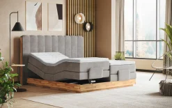 Boxspringbetten|Betten>MONDO Boxspringbett m. Motor grau