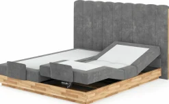 Boxspringbetten|Betten>MONDO Boxspringbett m. Motor grau