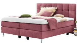 MONDO Boxspringbett rot^ Boxspringbetten|Betten