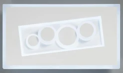 Wandleuchten>MONDO casa NOVA LED-Wandleuchte 1flg weiß