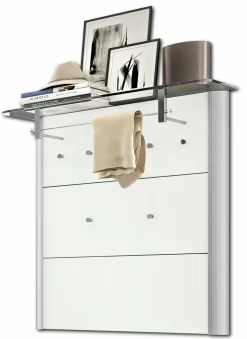 Garderoben>MONDO Garderobe silberfarben