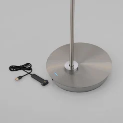 MONDO LED-Akku-Stehleuchte 1flg silberfarben^ Stehleuchten