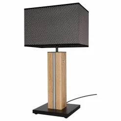 MONDO LED-Tischleuchte 2flg braunschwarzgoldfarbengrau^ Tischleuchten