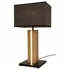 MONDO LED-Tischleuchte 2flg braunschwarzgoldfarbengrau^ Tischleuchten
