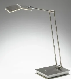Tischleuchten>MONDO LED-Tischleuchte silberfarben
