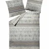 Satin>MONDO Mako-Satin-Bettwäsche beige