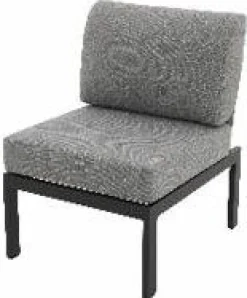 Lounge Sessel>MONDO Mittelteil grau