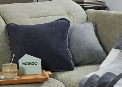 MONDO Kissenhülle Saru grau^ Kissenbezüge