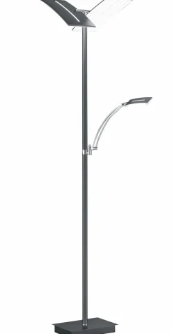 Stehleuchten>MONDO LED-Stehleuchte 2flg schwarz