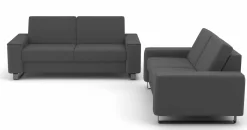 MONDO Polstergarnitur schwarz^ Sofas & Couches