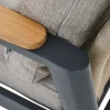 MONDO 2-Sitzer Sofa braungrau^ Gartensofas