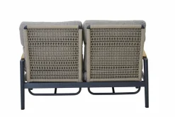MONDO 2-Sitzer Sofa braungrau^ Gartensofas