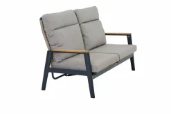 MONDO 2-Sitzer Sofa braungrau^ Gartensofas