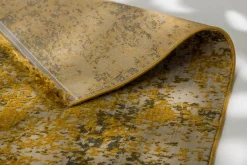 MONDO Webteppich modern goldfarben^ Moderne Teppiche