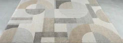 MONDO Webteppich modern weißbeige^ Moderne Teppiche