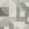 Moderne Teppiche>MONDO Webteppich modern weißgraublau