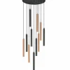 Pendelleuchten>Musterring LED-Pendelleuchte 11flg schwarz