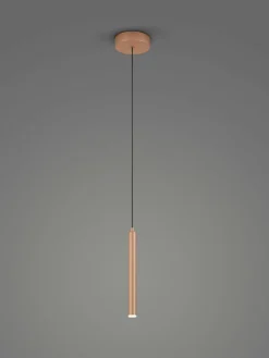 Pendelleuchten>Musterring LED-Pendelleuchte 1flg braun