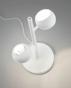 Musterring LED-Tischleuchte 2flg weiß^ Tischleuchten