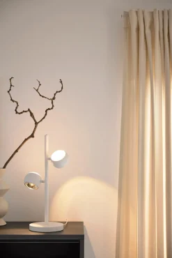 Musterring LED-Tischleuchte 2flg weiß^ Tischleuchten